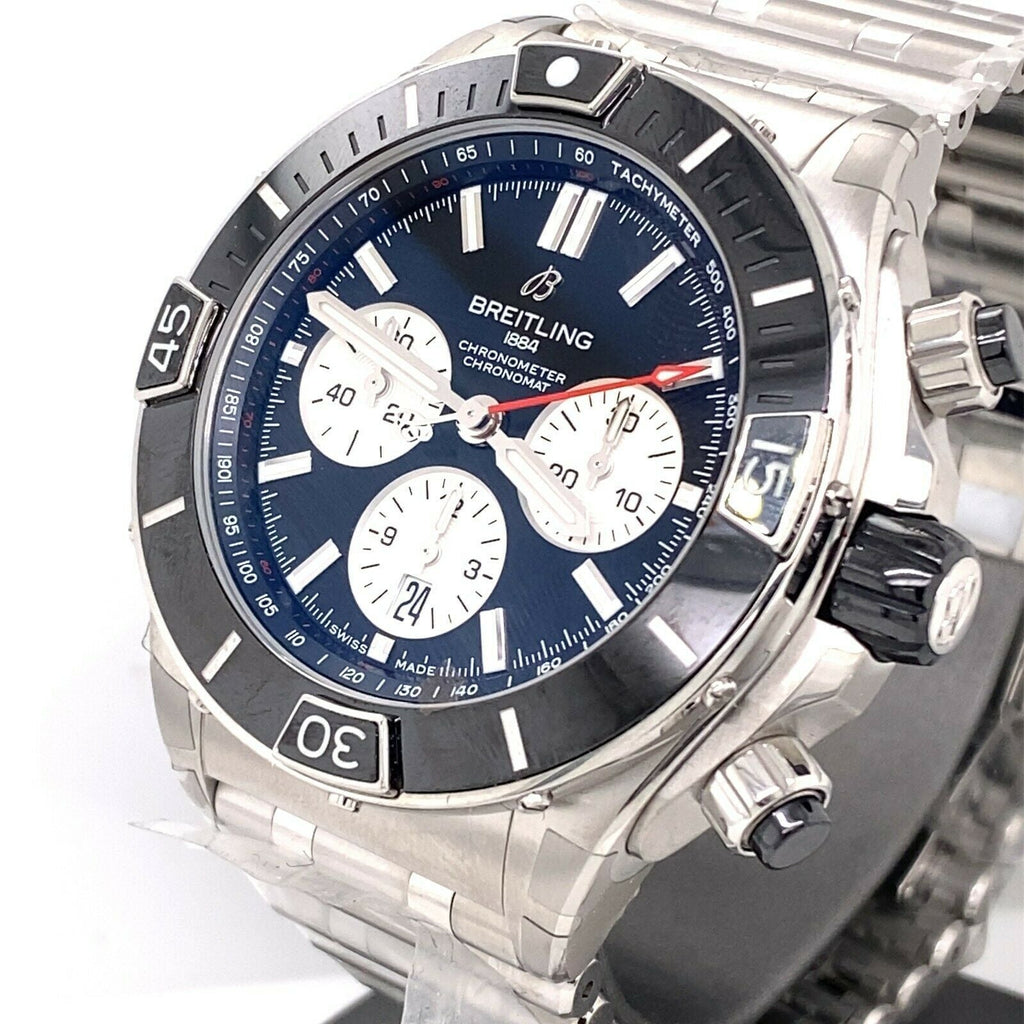 Breitling Super Chronomat B01-44 44mm Steel Watch AB0136251B1A1