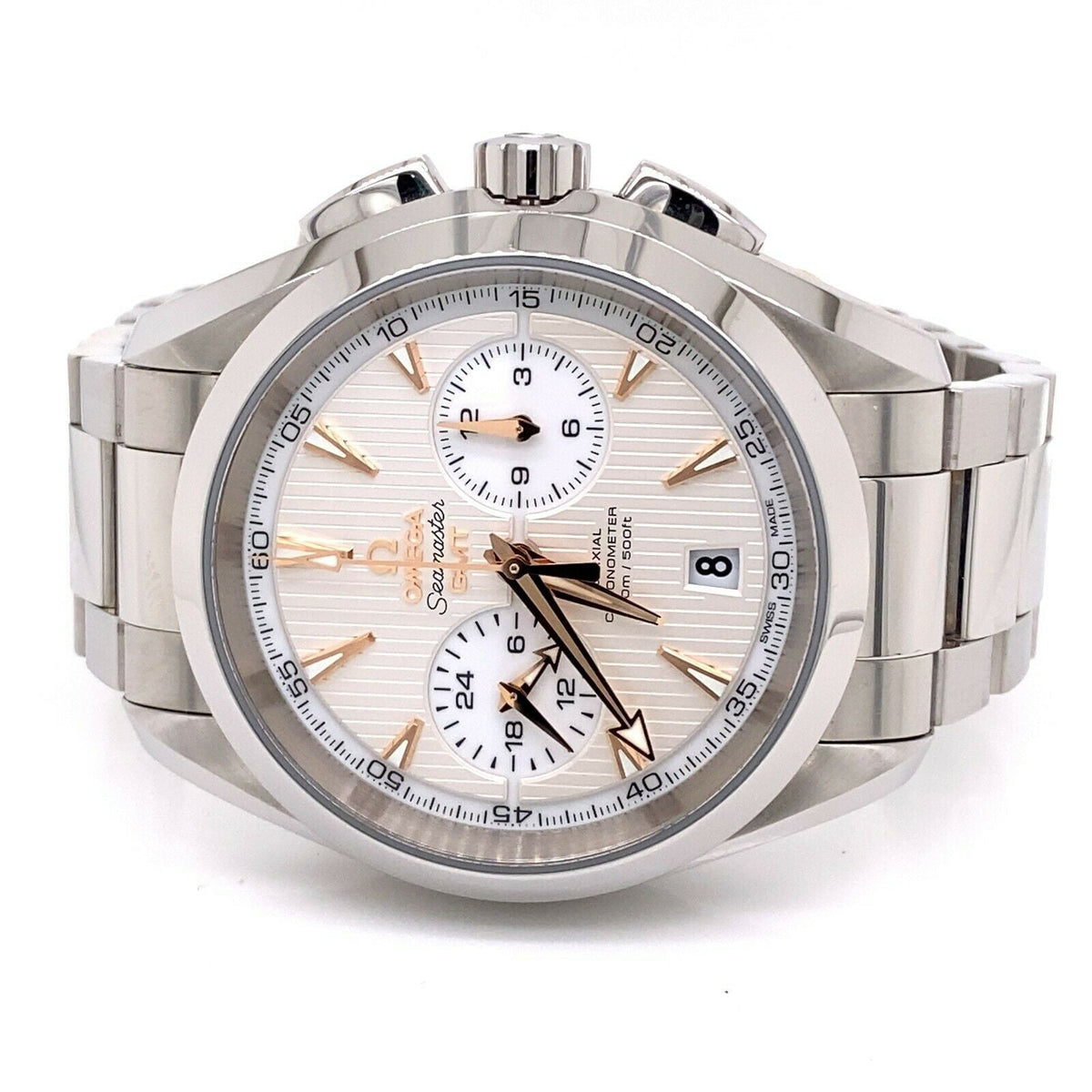 Omega Seamaster AQUA TERRA 150M- COAXIAL GMT CHRONOGRAPH 43m, 231.10.43.52.02.001