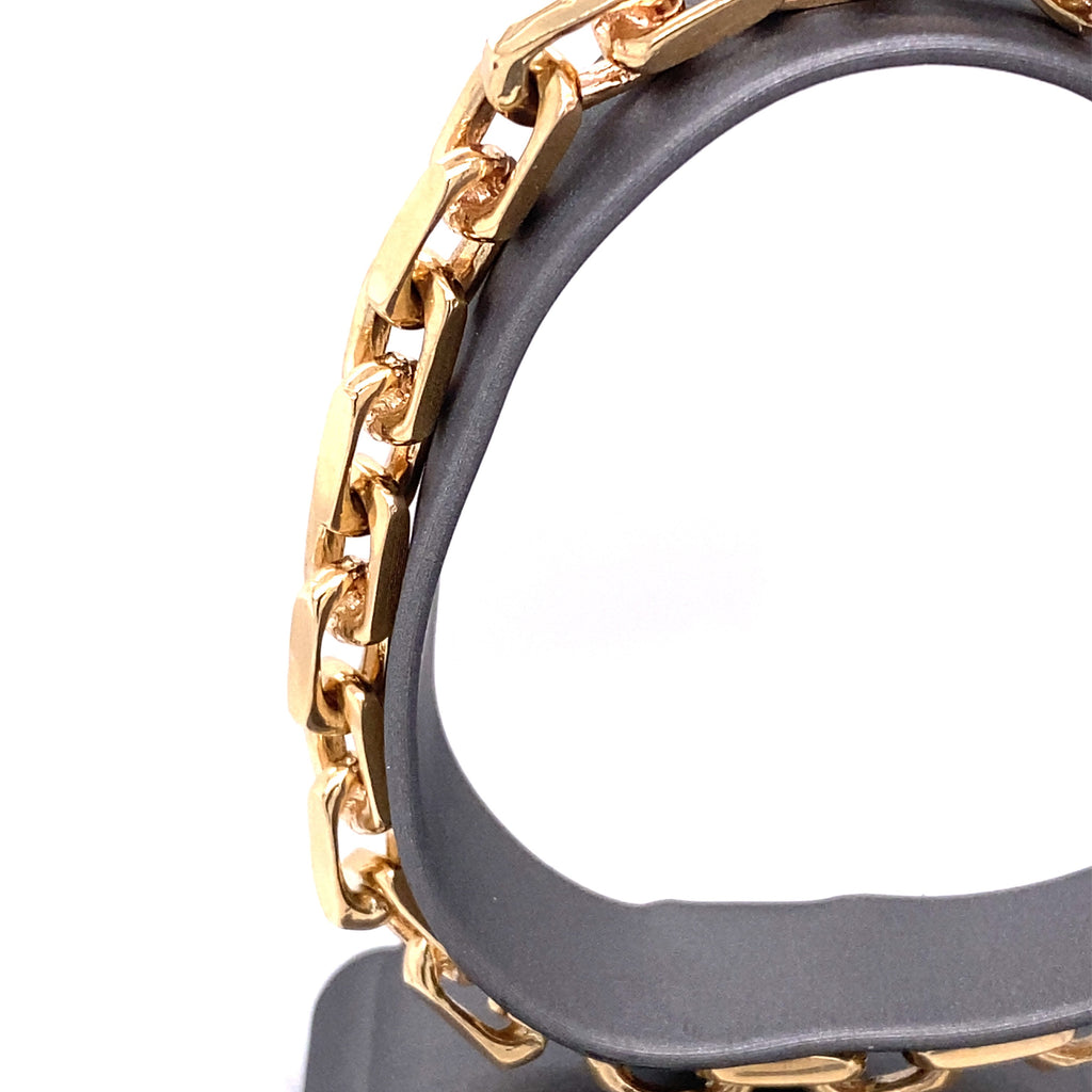14k Yellow Gold en's Fancy Link Bracelet