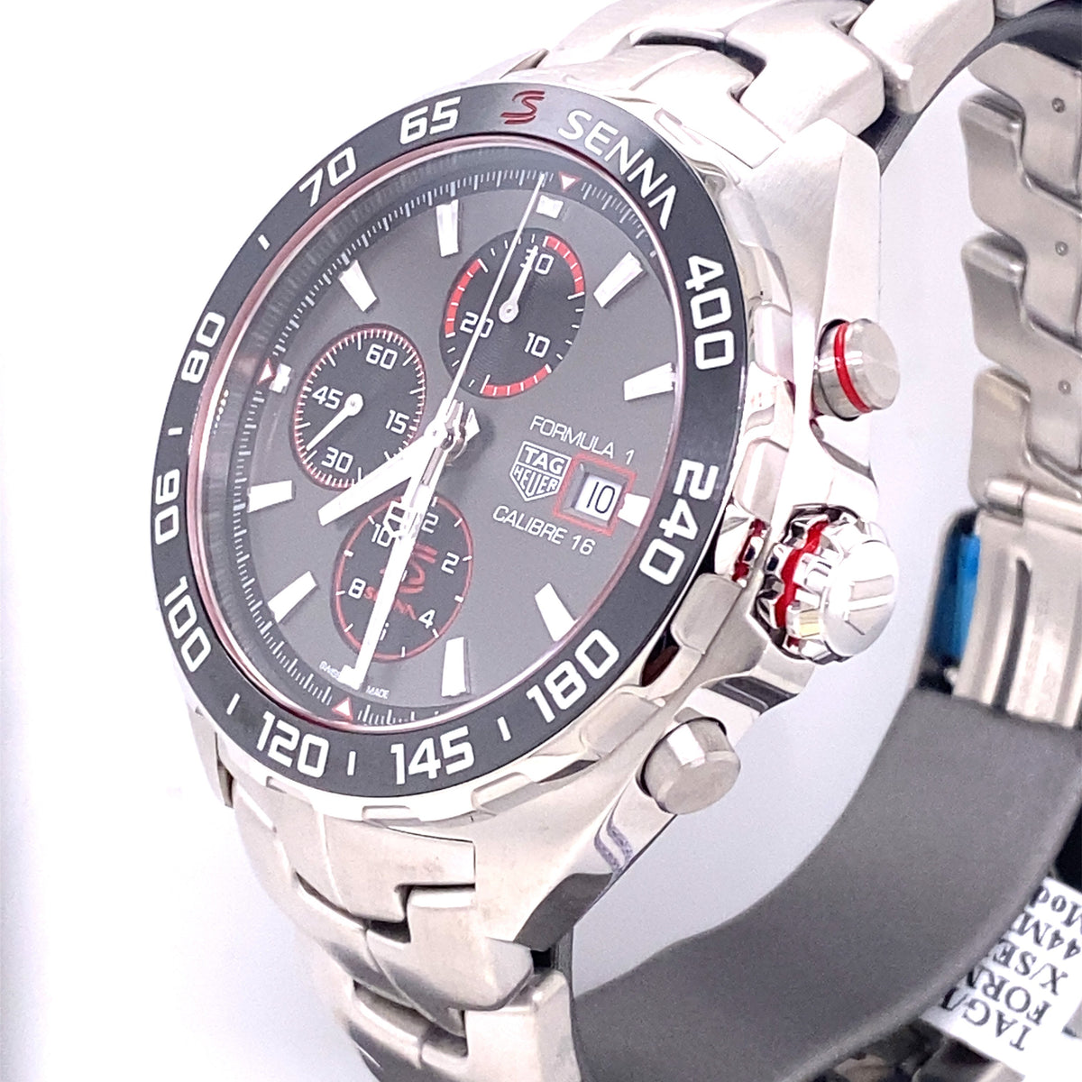 TAG HEUER FORMULA 1 X SENNA AUTOMATIC CHRONOGRAPH, 44MM, CAZ201D.BA0633