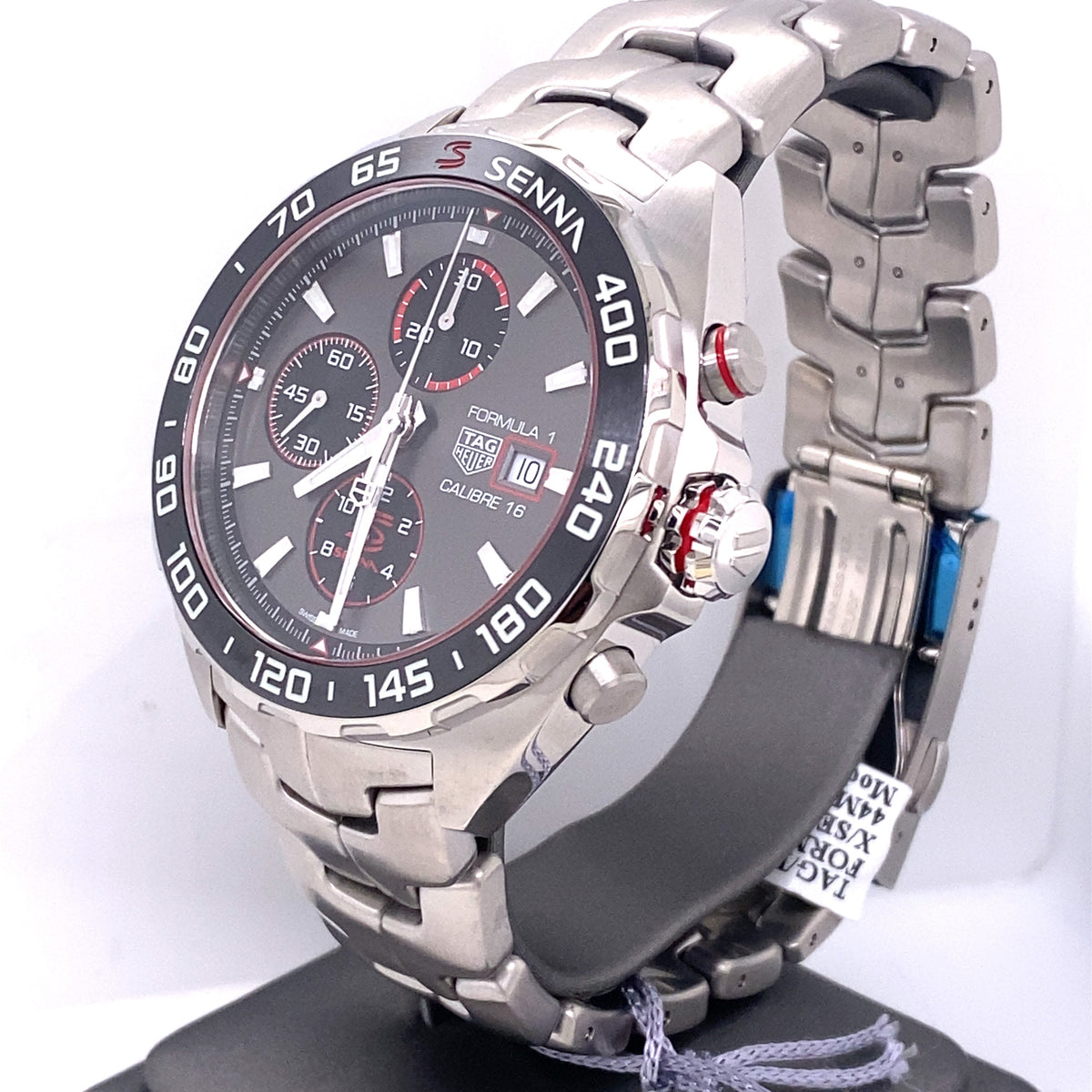 TAG HEUER FORMULA 1 X SENNA AUTOMATIC CHRONOGRAPH, 44MM, CAZ201D.BA0633