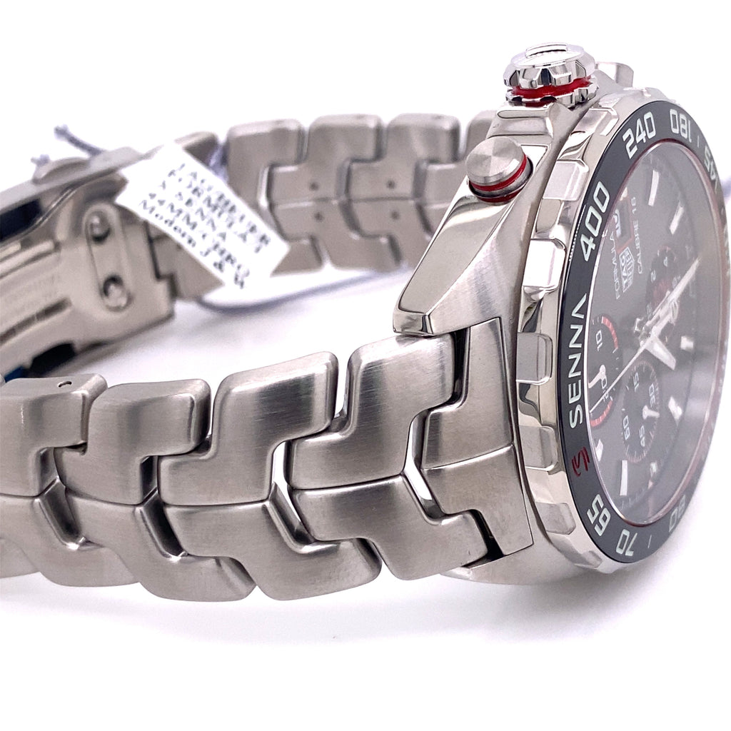 TAG HEUER FORMULA 1 X SENNA AUTOMATIC CHRONOGRAPH, 44MM, CAZ201D.BA0633