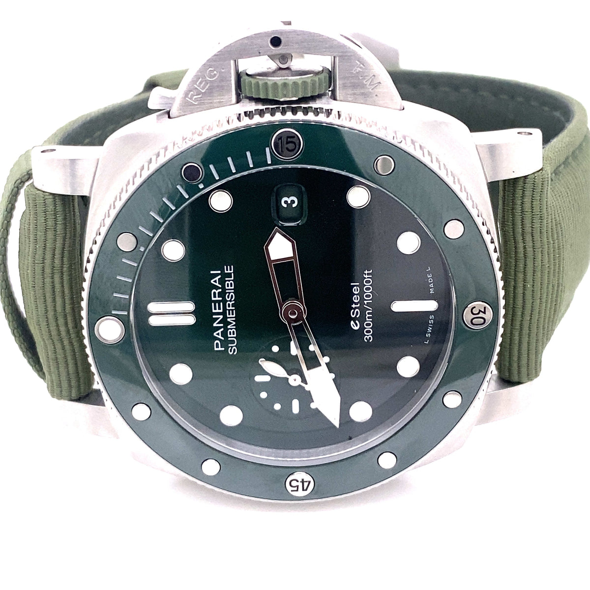 Panerai Pam 1287 Submersible QuarantaQuattro eSteel Verde Smerald PAM1287