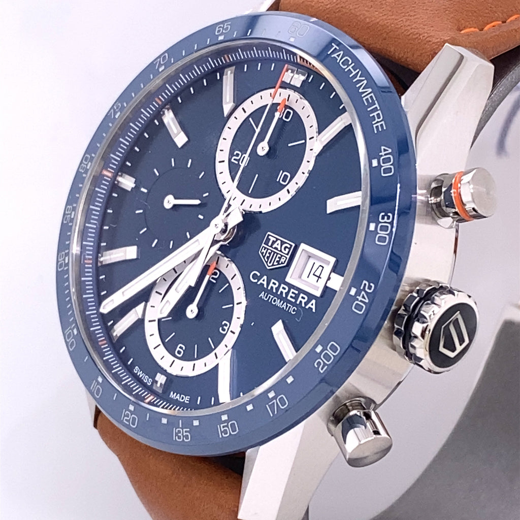 TAG HEUER Carrera AUTOMATIC CHRONOGRAPH 41MM WATCH, CBM2112.FC6455