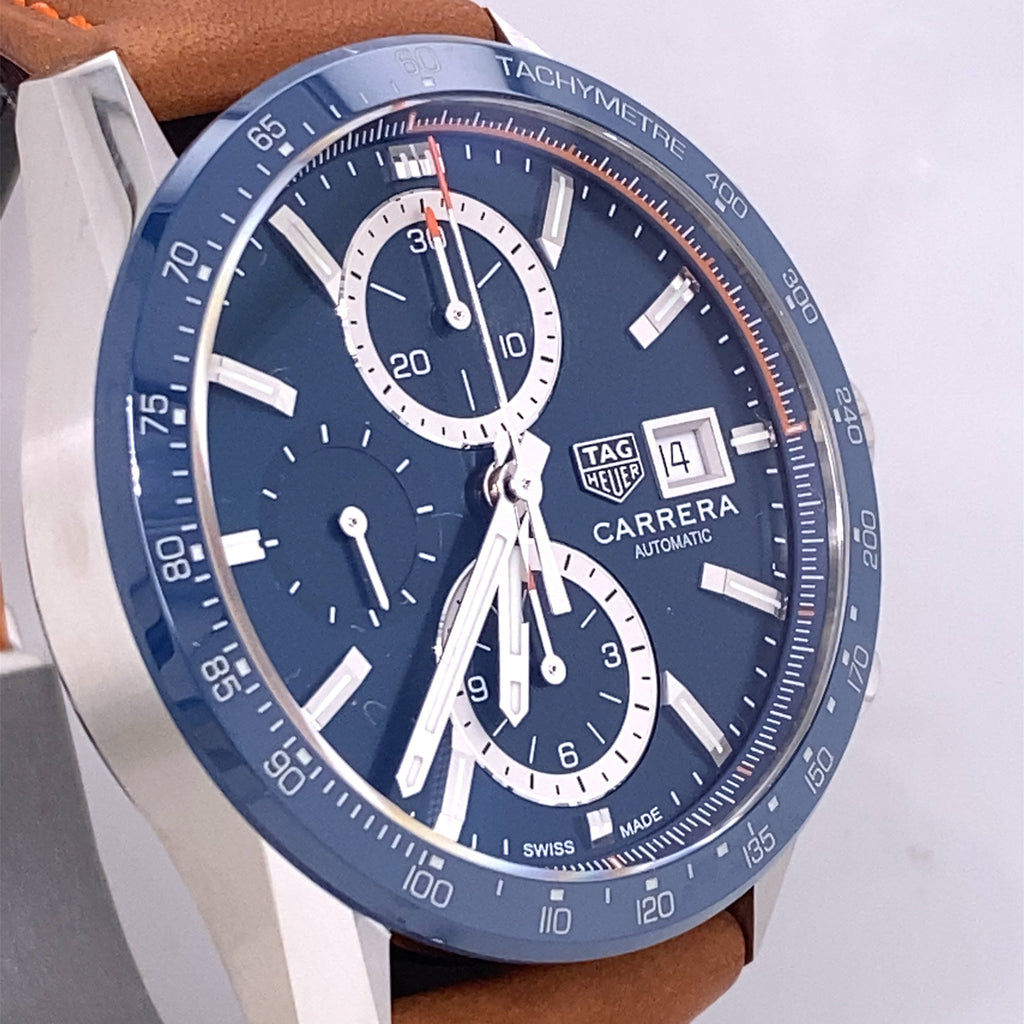 TAG HEUER Carrera AUTOMATIC CHRONOGRAPH 41MM WATCH, CBM2112.FC6455