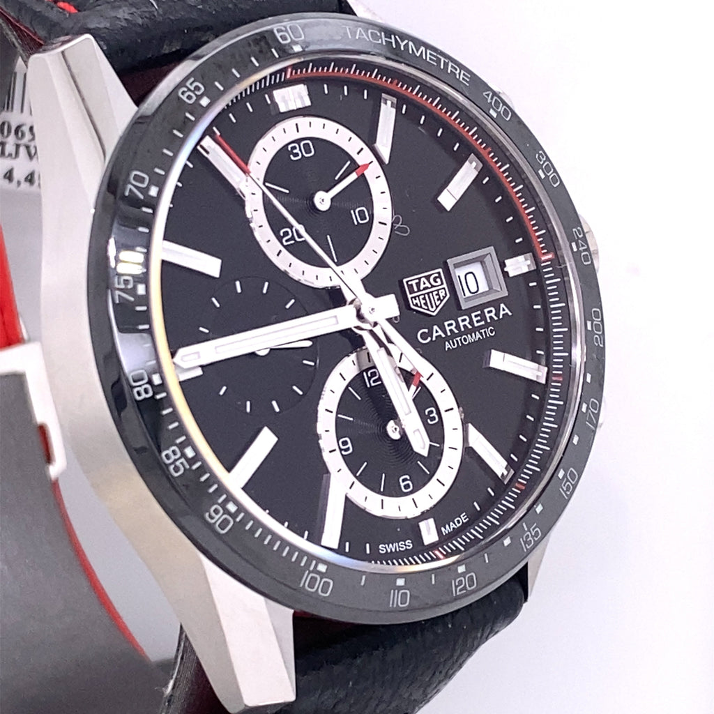 TAG HEUER Carrera AUTOMATIC CHRONOGRAPH 41MM WATCH, CBM2110.FC6454