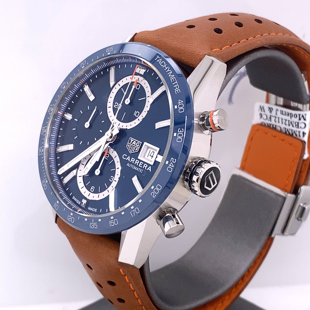TAG HEUER Carrera AUTOMATIC CHRONOGRAPH 41MM WATCH, CBM2112.FC6455