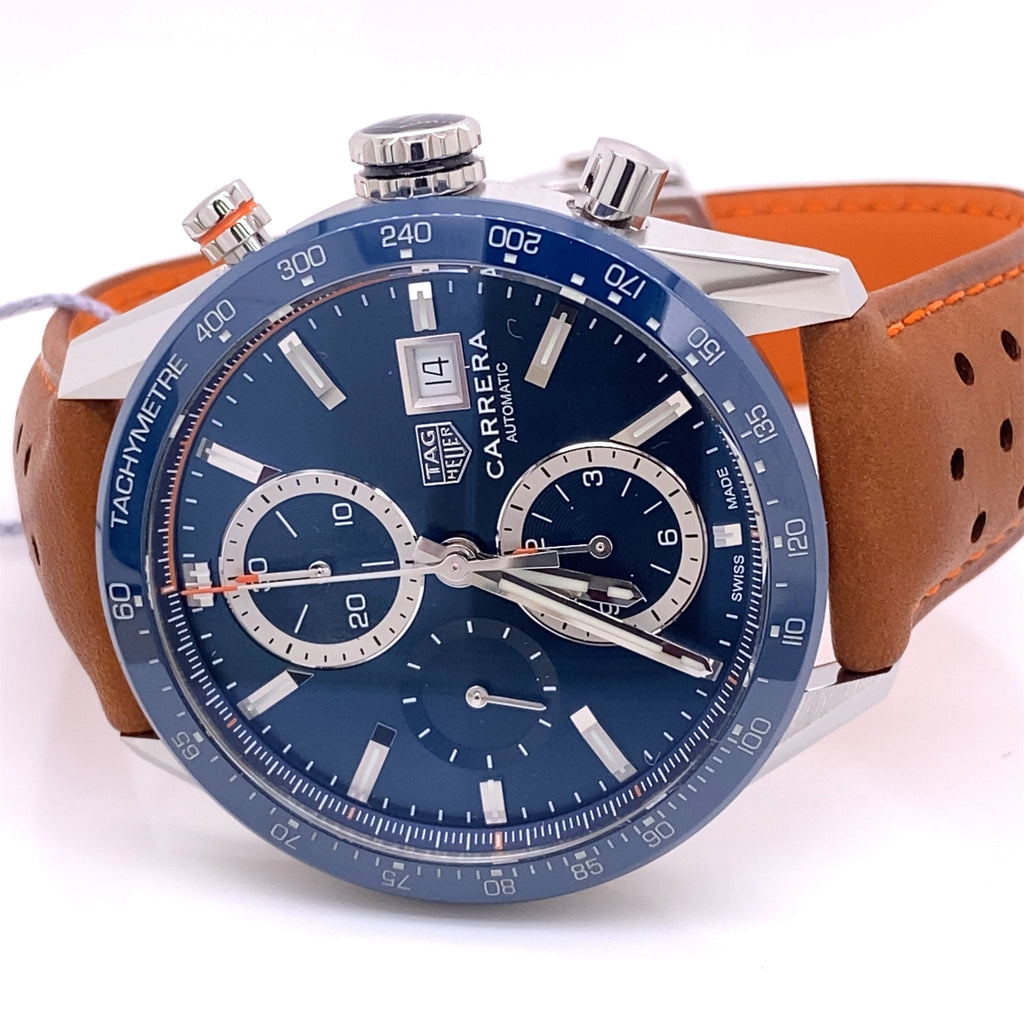 TAG HEUER Carrera AUTOMATIC CHRONOGRAPH 41MM WATCH, CBM2112.FC6455