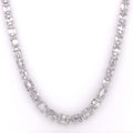 14k White Gold 12.50 CT Diamond Ladies Necklace