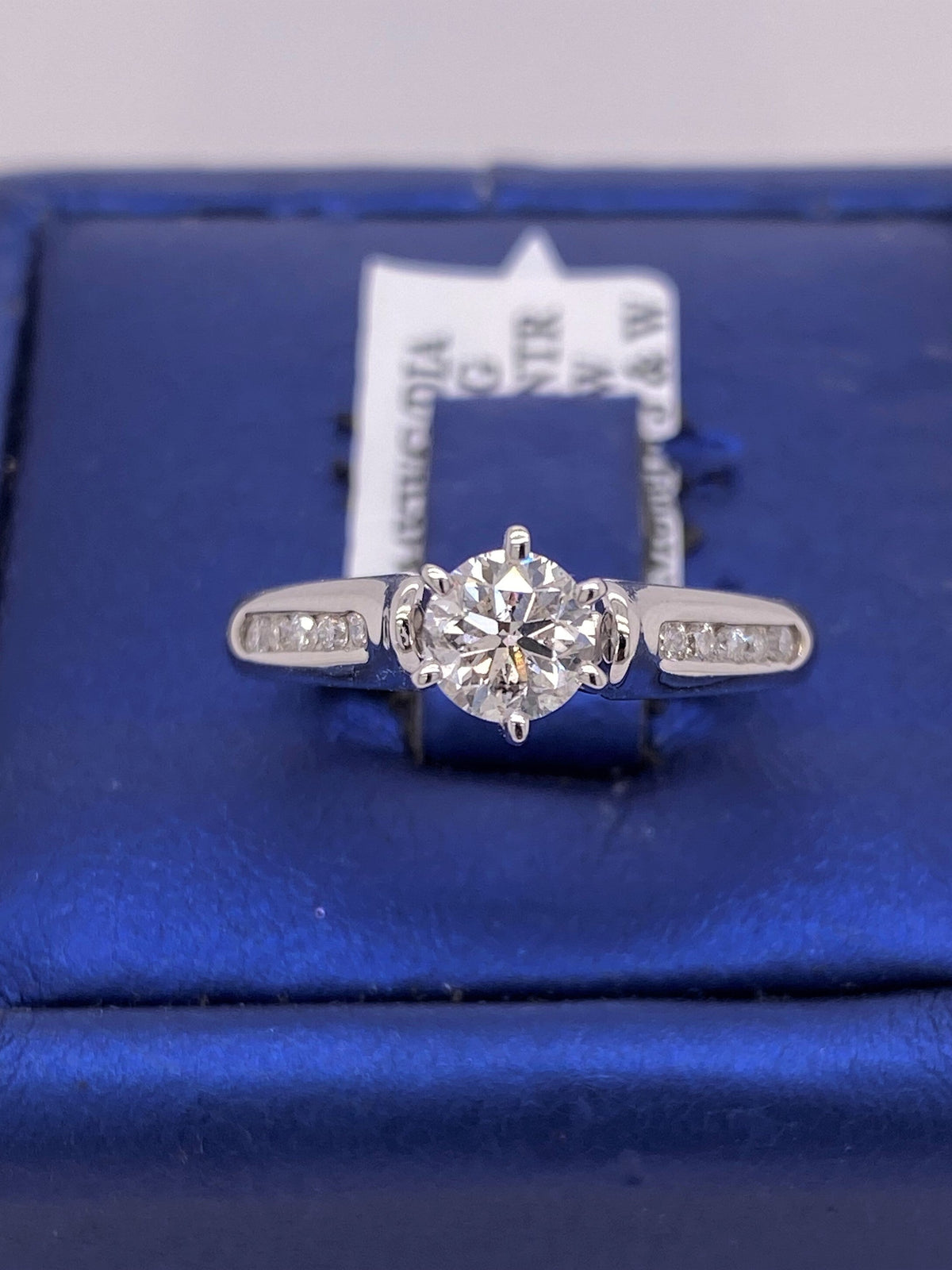 14k White Gold 0.75 CT Diamond Engagement Ring