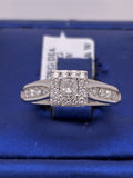 10k White Gold 0.50 CT Diamond Ladies Enagement Ring