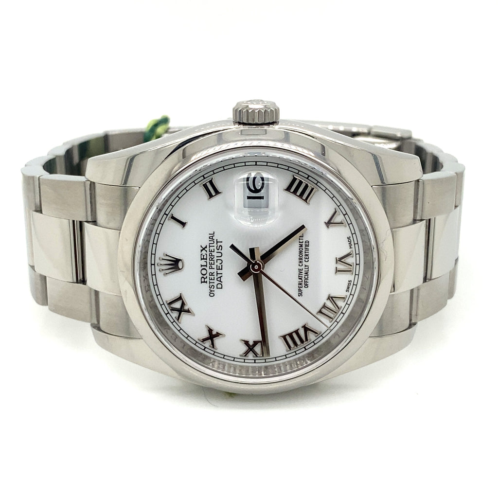 Pre-Owned Rolex Datejust Steel Oyster Automatic 36mm Watch, 116200 philadelphia