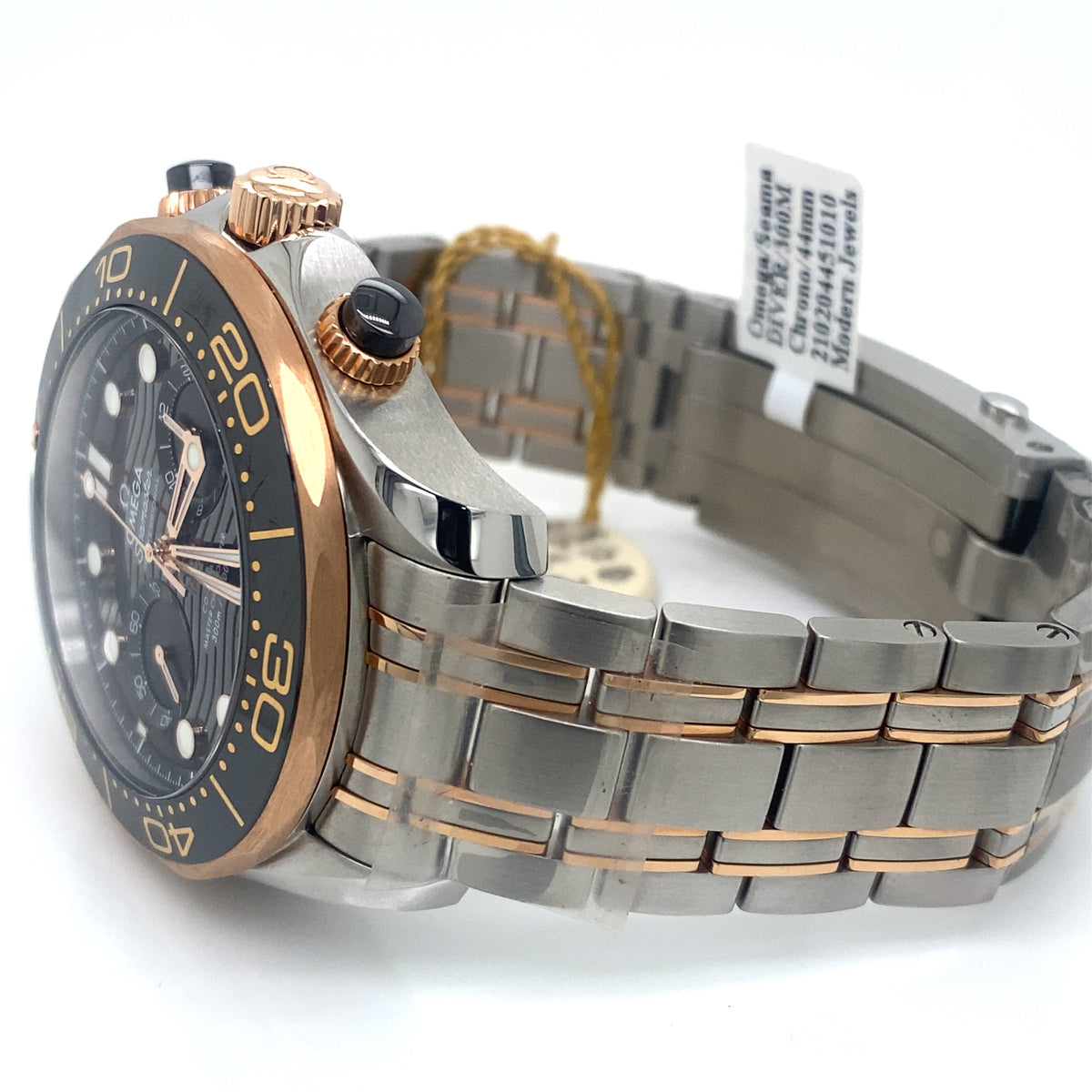 Omega Diver 300M Seamaster Sedna Gold on Steel 44mm Watch, 210.20.44.51.01.001