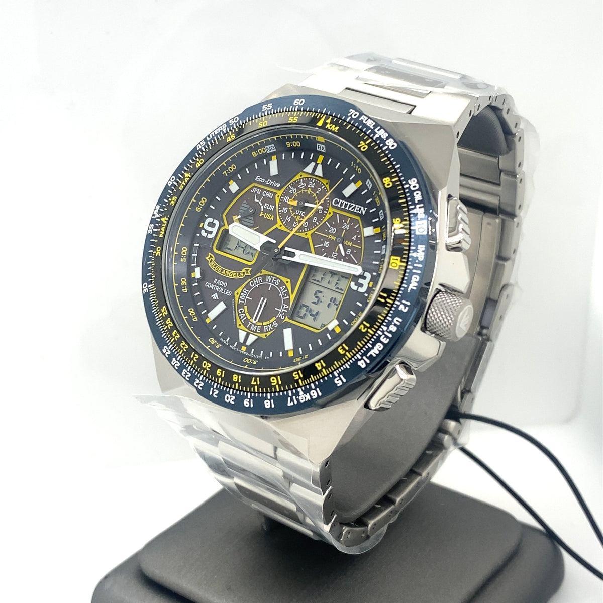 Citizen Promaster Skyhawk A-T Blue Angels 46mm Steel Chronograph, JY8128-56L