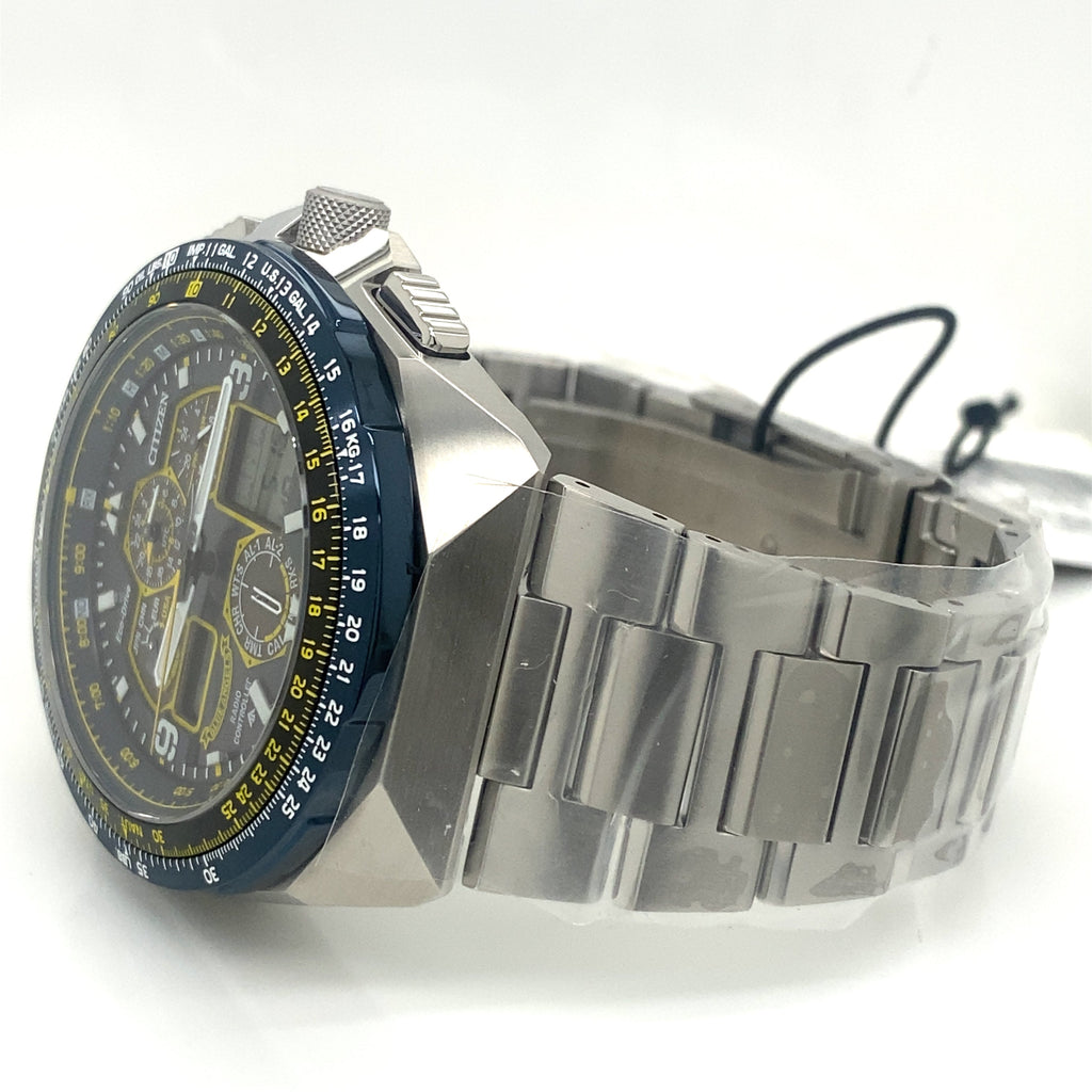 Citizen Promaster Skyhawk A-T Blue Angels 46mm Steel Chronograph, JY8128-56L