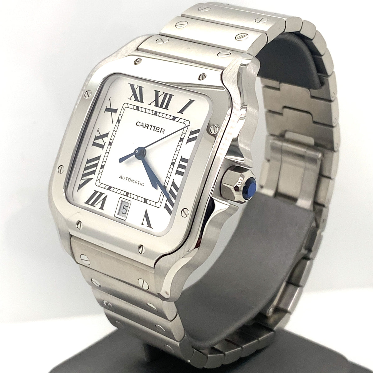 Cartier Santos De Cartier Large 39.8mm Steel Watch, WSSA0018