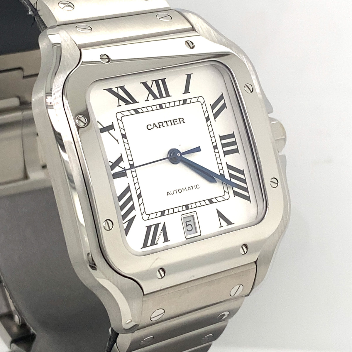 Cartier Santos De Cartier Large 39.8mm Steel Watch, WSSA0018