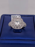 14K White Gold 2.00CT Diamond Engagement Ring