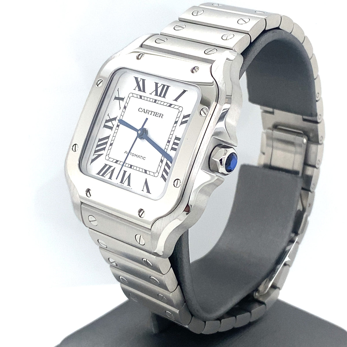 Cartier Santos De Cartier Medium 35.1mm Steel Watch, WSSA0029