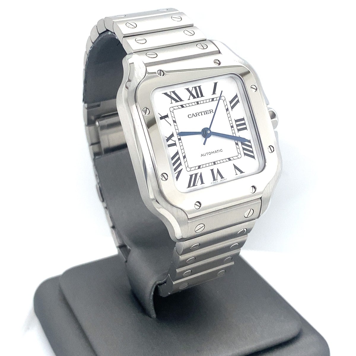Cartier Santos De Cartier Medium 35.1mm Steel Watch, WSSA0029