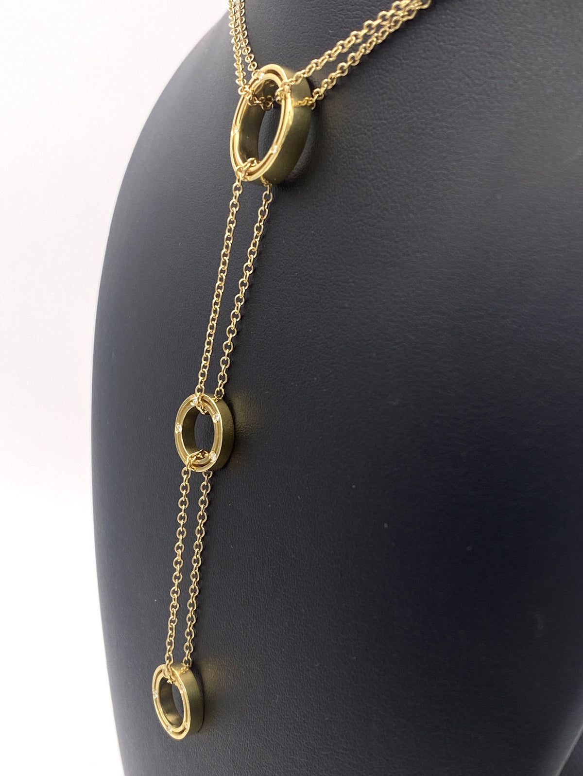 Damiani 18k Yellow Gold 0.52CT Diamond Necklace
