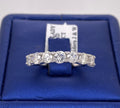 14k White Gold 2.00 CT Diamond Ladies Wedding Band