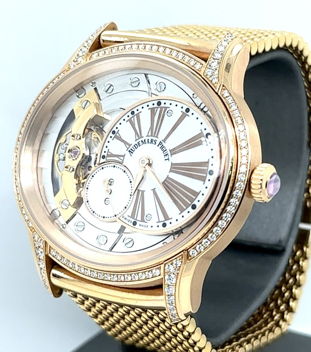 Audemars Piguet Millenary Rose Gold Diamond  39.5mm Watch, 77247OR.ZZ.1272OR.01