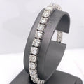 14k White Gold 17.60 CT Diamond Tennis Bracelet, 24.2g, 7", S15187