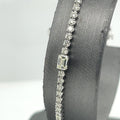 14k White Gold 3.25 CT Diamond Tennis Ladies Bracelet, 7.2g, 7.25"