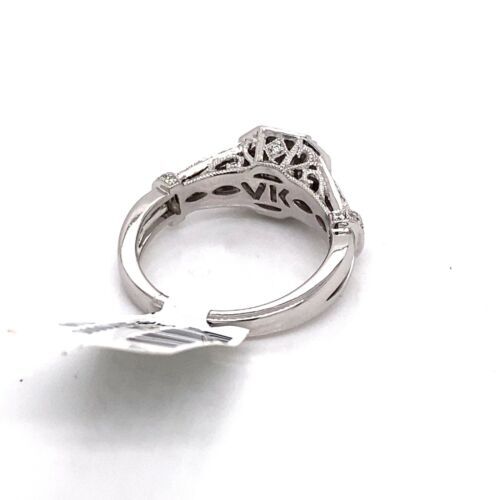 Vanna K 18k White Gold, 0.75 CT Diamond Ladies Engagement Ring, 6.4g