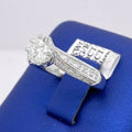 18k White Gold 1.75 CT Diamond Ladies Engagement Ring, 6.1 g, Size 5.5