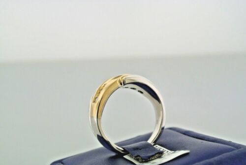 14k Two Tone Gold Men's 1.30 CT Diamond Band, 12.6gm, Size 10.25,