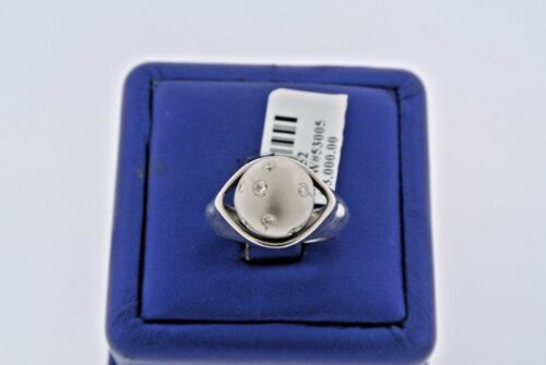 14k White Gold 0.25 CT Diamond Ladies Ring, 9gm, Size 6