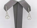 14k White Gold 3.50 CT Diamond Drop Ladies Earrings, 3.9gm