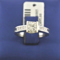 Love & Pride 18k White Gold 1.22 CT Diamond Engagement Ring, 5.4gm