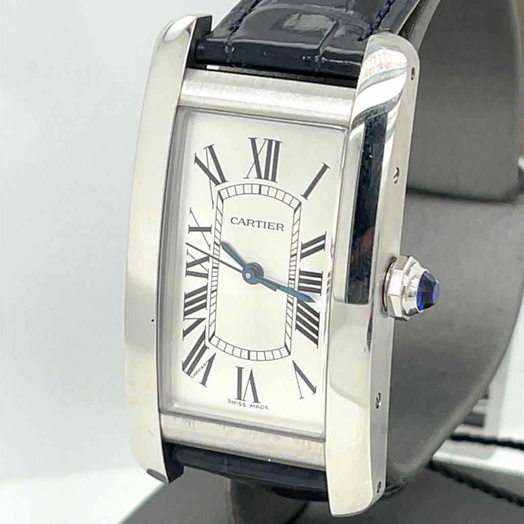 Cartier TANK AMÉRICAINE Medium Steel Watch