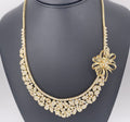 18k Yellow Gold 14.50CT Diamond Fancy Cocktail Necklace, 67.3gm, 19", S107336