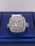 Neil Lane 14K White Gold 2.50 CT Diamond Princess Engagement Ring, 9.1g, S106004