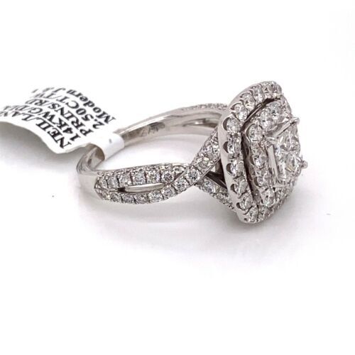 Neil Lane 14K White Gold 2.50 CT Diamond Princess Engagement Ring, 9.1g, S106004