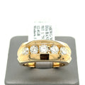 14k Yellow Gold 1.25 CT Diamond Men's Wedding Band, 12.4g, Size 10.25
