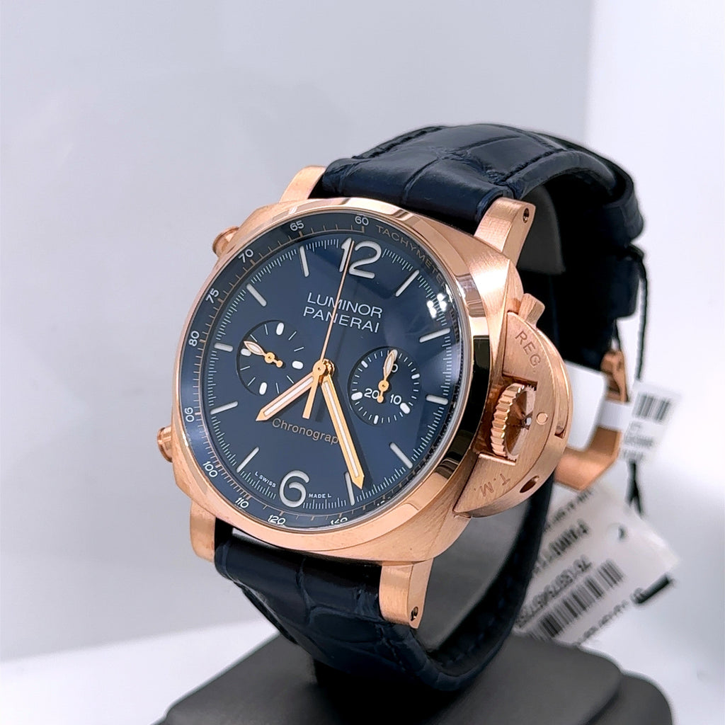 Panerai Luminor Chrono Goldtech™ Blu Notte- 44mm - Brand New !