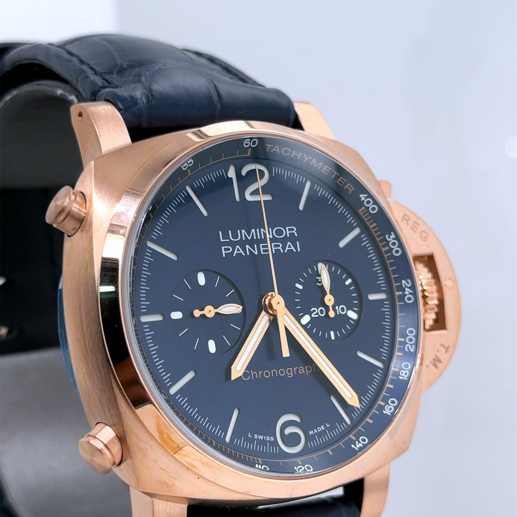 Panerai Luminor Chrono Goldtech™ Blu Notte- 44mm - Brand New !