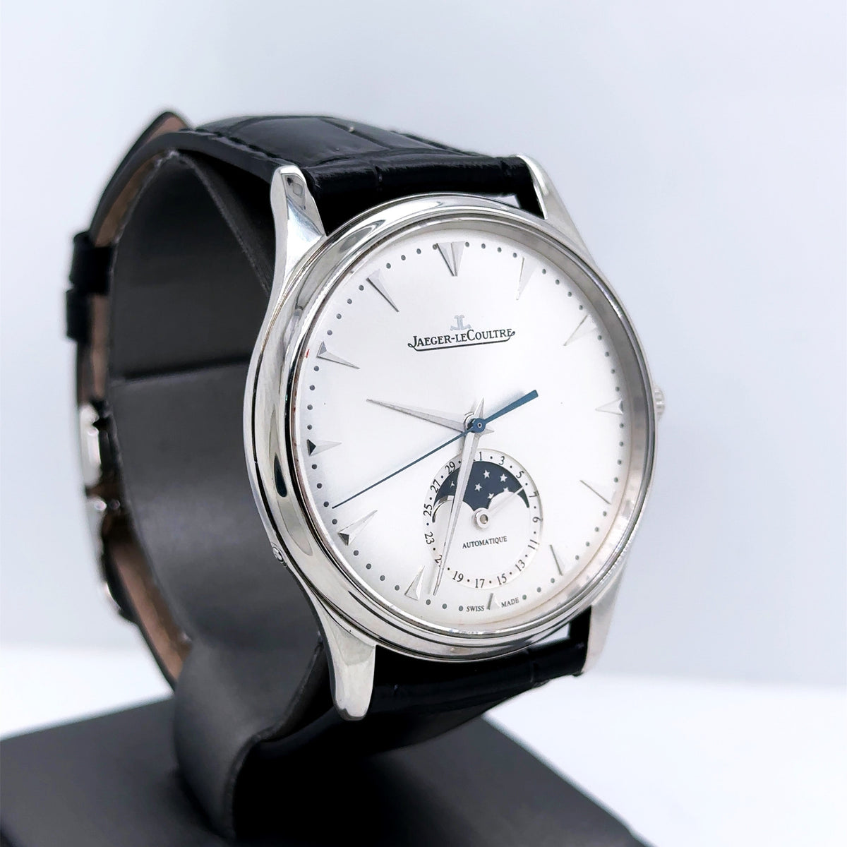 JAEGER LECOULTRE Master Ultra Thin Moon 39 mm - Silver Dial - Pre Owned