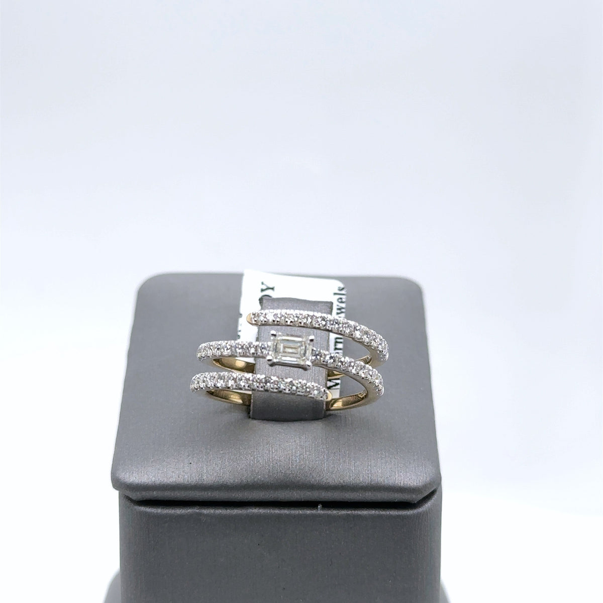 14k Yellow Gold 1.25 CT Diamond Ladies Band, 3.9g, Size