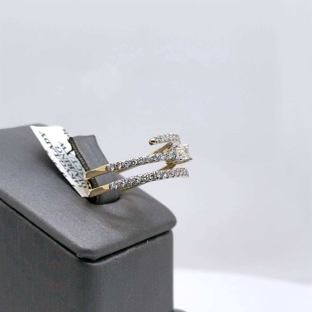 14k Yellow Gold 1.25 CT Diamond Ladies Band, 3.9g, Size