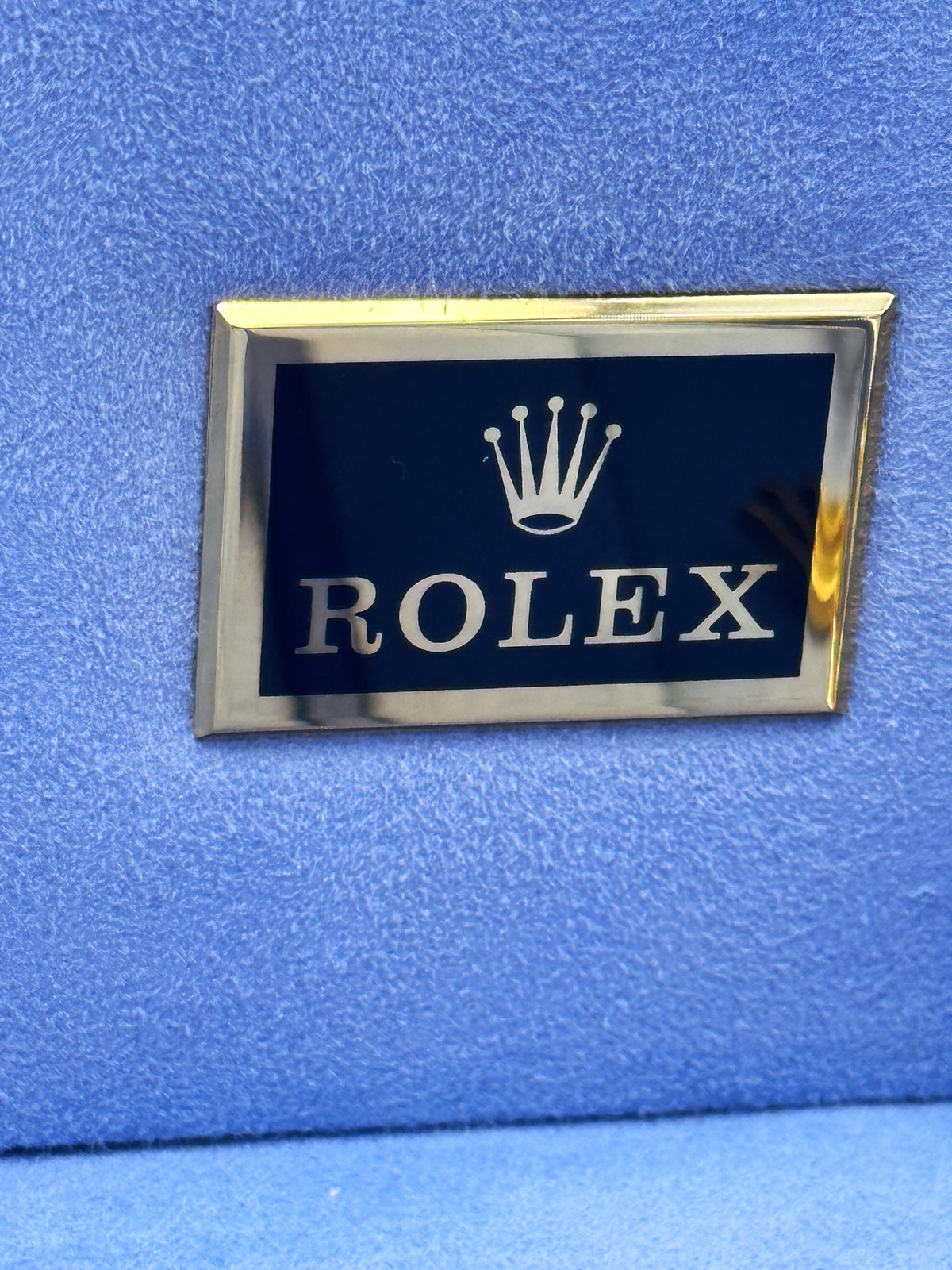 Genuine Vintage Rolex Crown Collection Watch Jewelry Box Case w/Key #51.00.01
