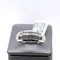 14k White Gold 0.75CT Diamond Men's Wedding Band, 8.9g, Size 10