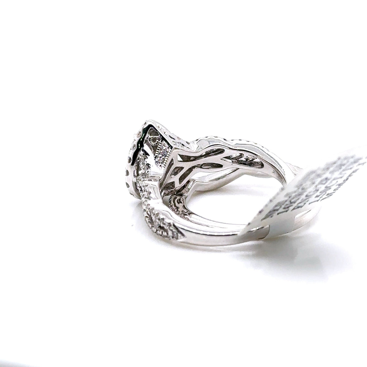 14k White Gold 1.50CT Neil Lane Diamond Cluster Ring Set, 6.3g, Size 5, S107366