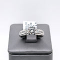 Gabriel & Co. 14k White Gold 1.50 CT Diamond Engagement Ring, Size 7