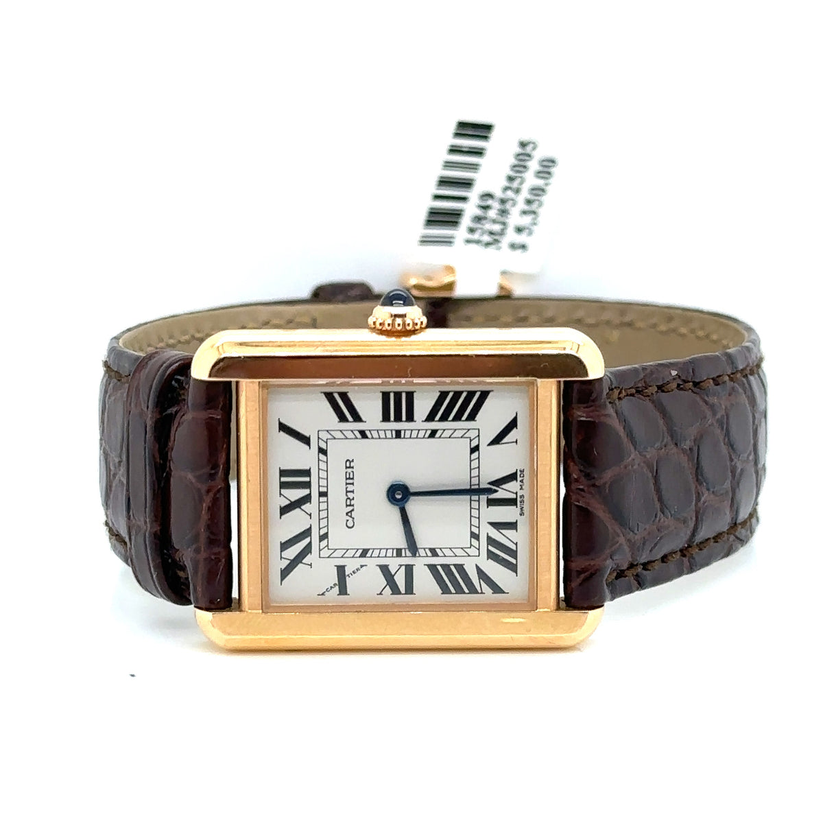 Cartier TANK Solo Steel Women's Watch W5200024 -Quartz- Pre Owned